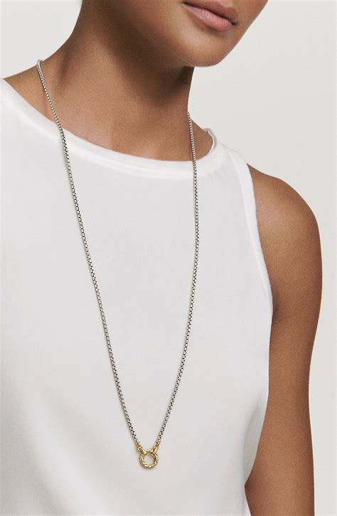 Unveiling the Meaning Behind David Yurman's Amulet Vehicle Box Chain Necklace
